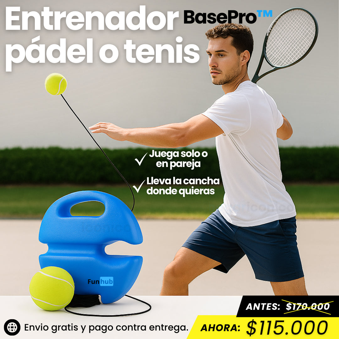 Entrenador BasePro™ Juega tenis o pádel