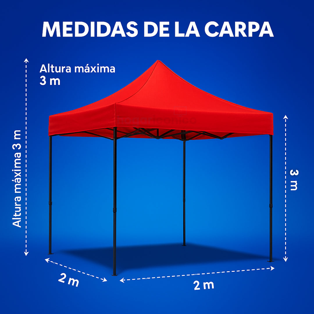 Carpa 2x2 Metros