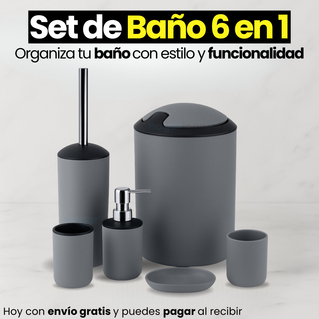 Set de Baño 6 en 1