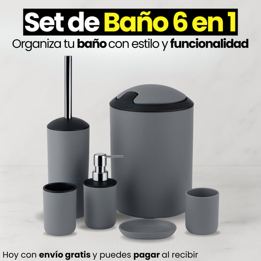 Set de Baño 6 en 1