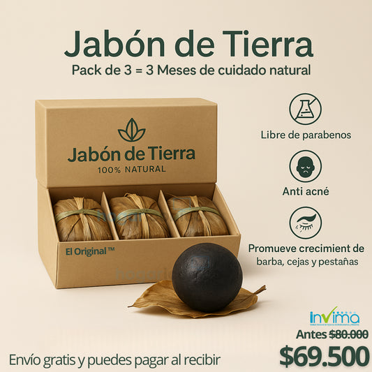 Jabón de Tierra X3