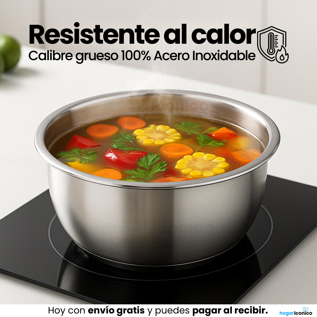 Set 3 en 1 Bowl con colador y rallador
