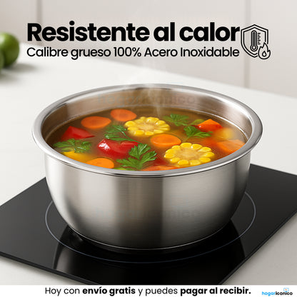 Set 3 en 1 Bowl con colador y rallador