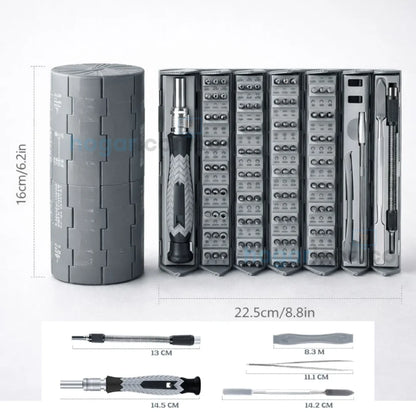 Kit Destornillador 128Piezas