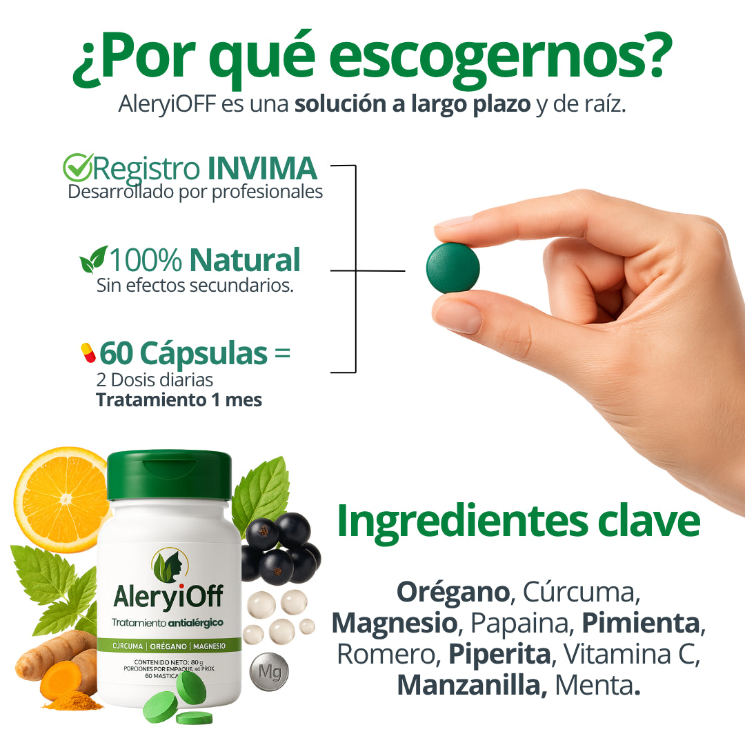 AleryiOFF Tratamiento Antialérgico Natural