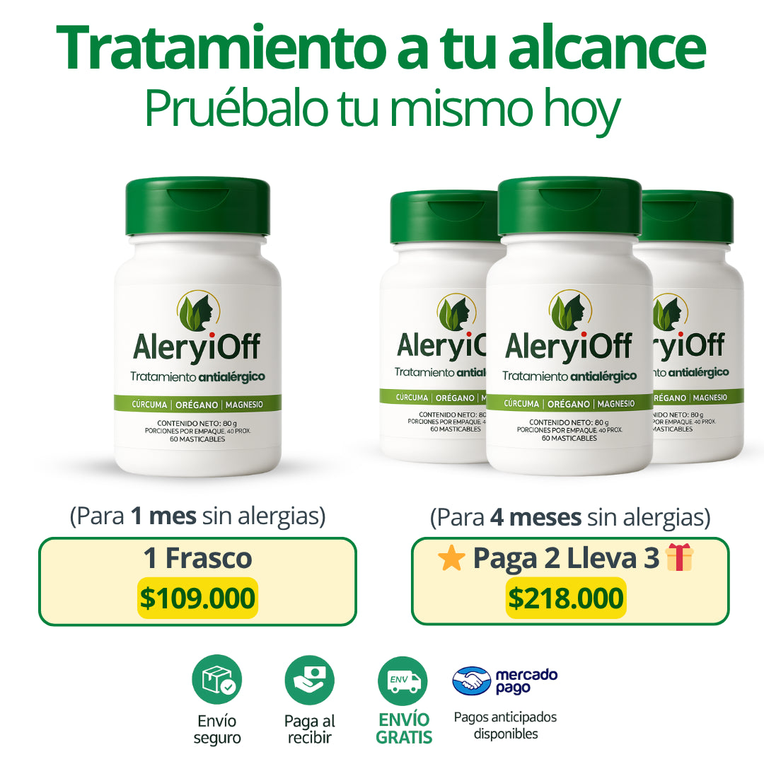 AleryiOFF Tratamiento Antialérgico Natural