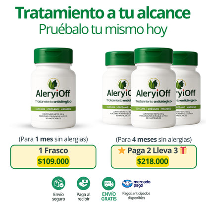 AleryiOFF Tratamiento Antialérgico Natural