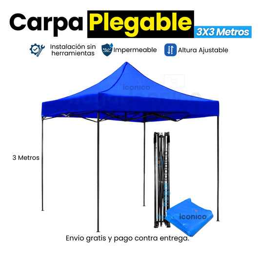 Carpa 3x3 Metros Plegable