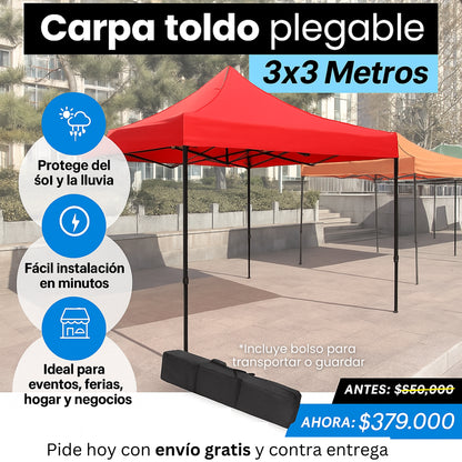 Carpa 3x3 Metros