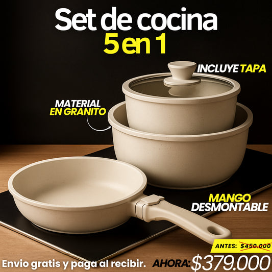Set de cocina antiadherente
