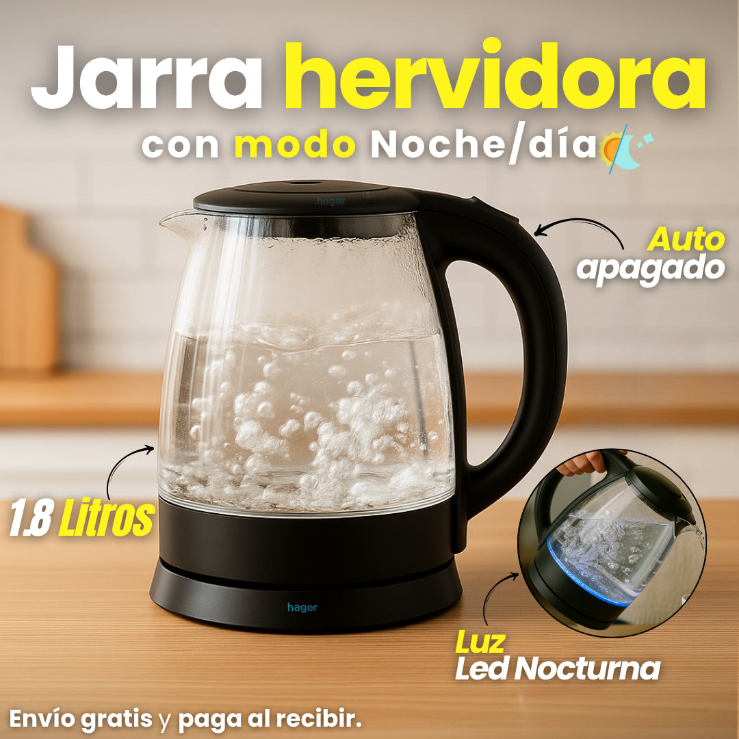 Jarra hervidora + 🎁Termómetro Comidas