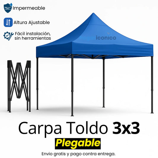 Carpa 3x3 Metros Plegable