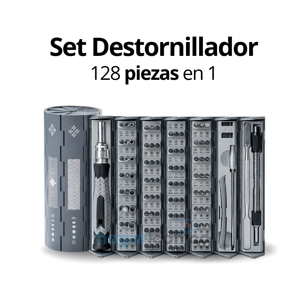 Kit Destornillador 128Piezas
