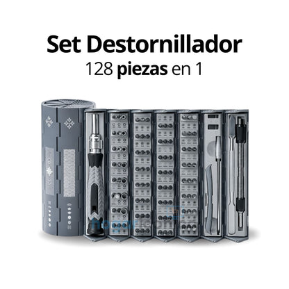 Kit Destornillador 128Piezas