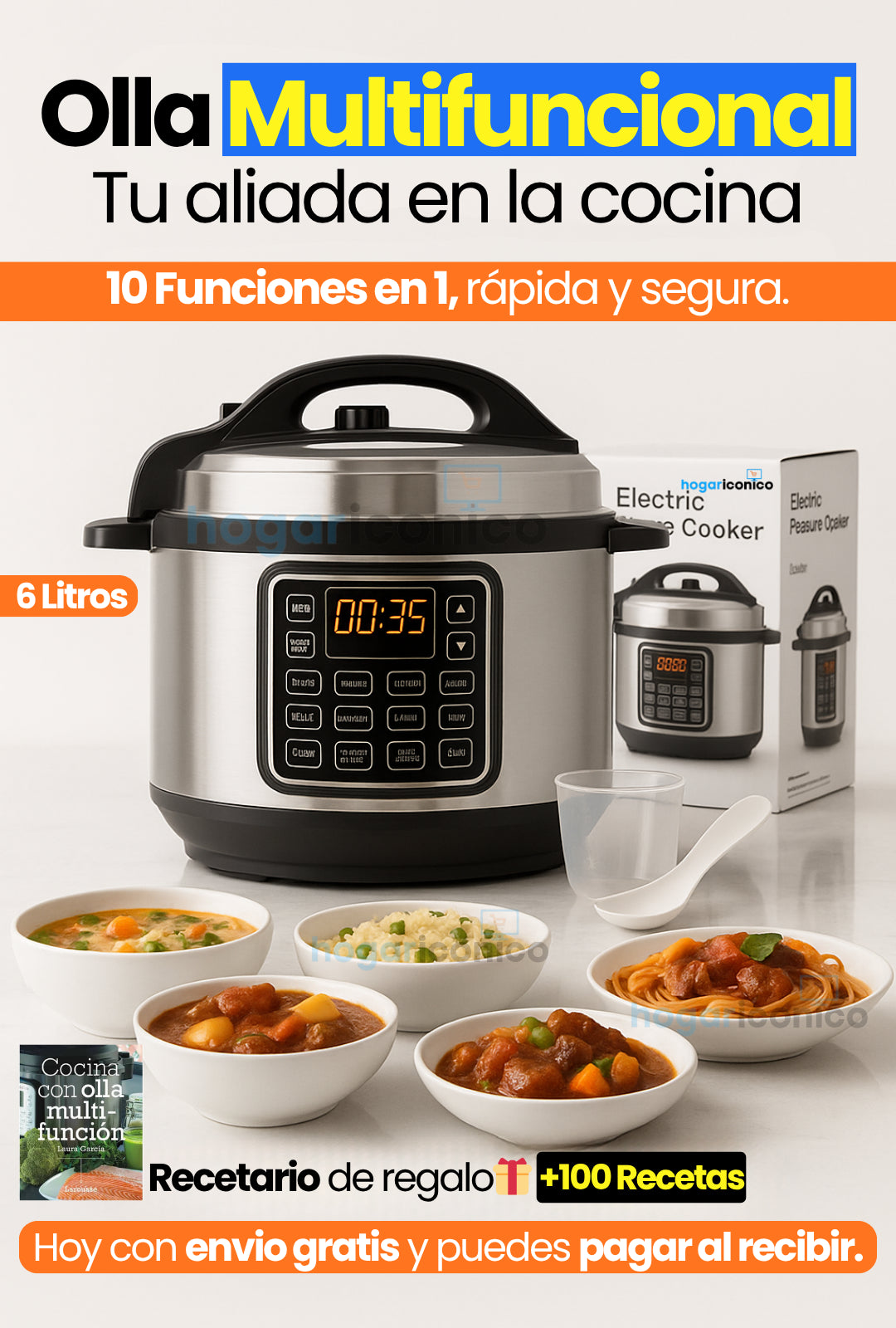 Olla a presión eléctrica